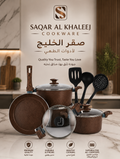 Saqar Al Khaleej Premium 10-Piece Non-Stick Granite Cookware Set